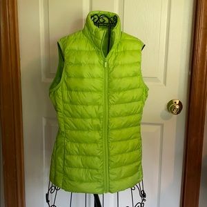 Be Inspired Womans lime green vest